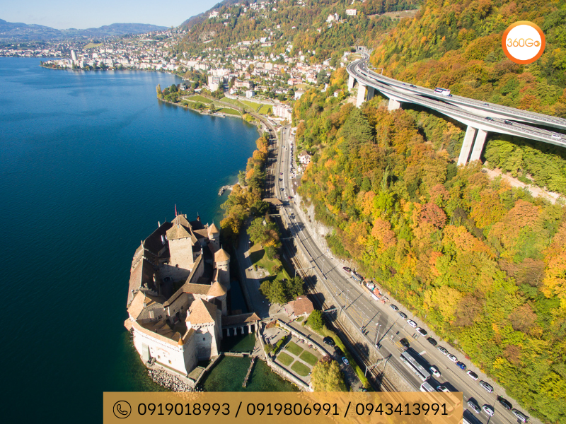 Phương tiện đến Château de Chillon - Du lịch 360Go